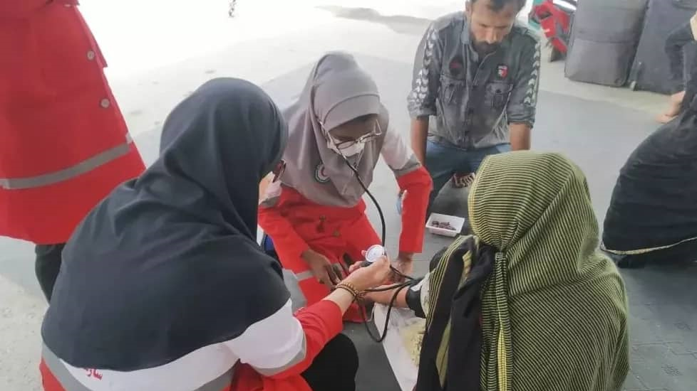 بهره مندی ۱۹۰۳ نفر زائر پاکستانی اربعین حسینی از خدمات امدادی و درمانی جمعیت هلال احمر در پایانه های مرزی استان سیستان و بلوچستان